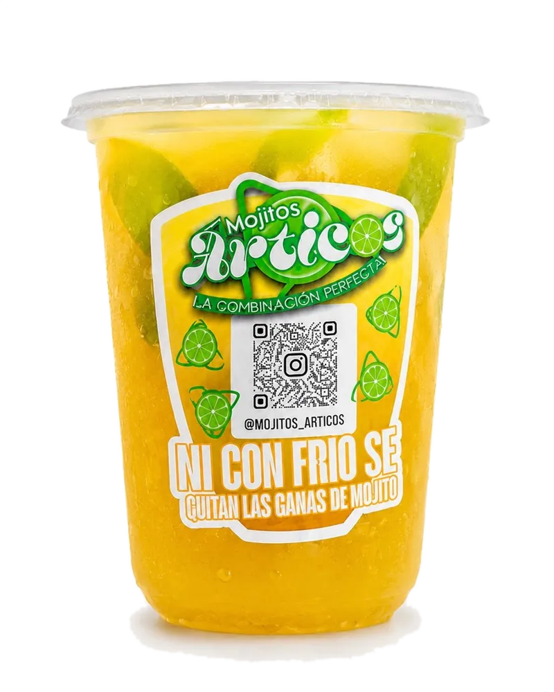 Mojito Árticos sabor Mango, bien helado por litro