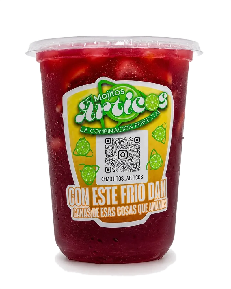 Mojito Árticos sabor Mix Berries, bien helado por litro