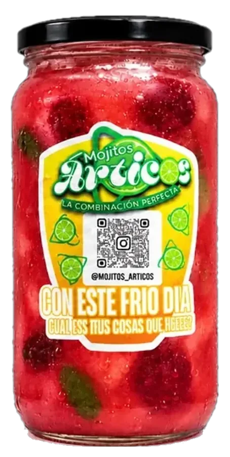 Mojito Árticos Cereza en frasco