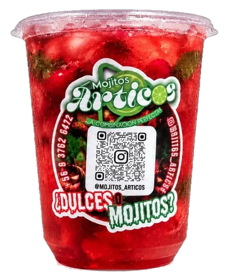 Mojito Árticos Cereza en vaso