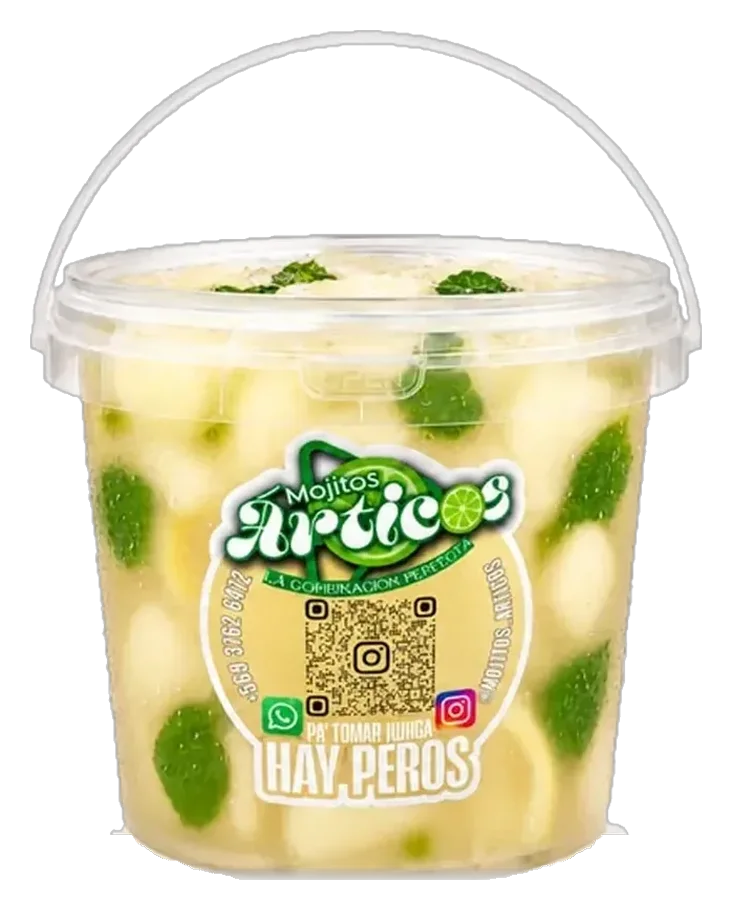 Mojito Árticos Chirimoya en balde