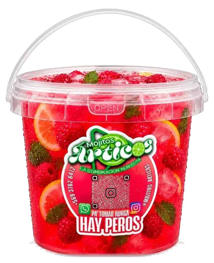 Mojito Árticos Frambuesa en balde