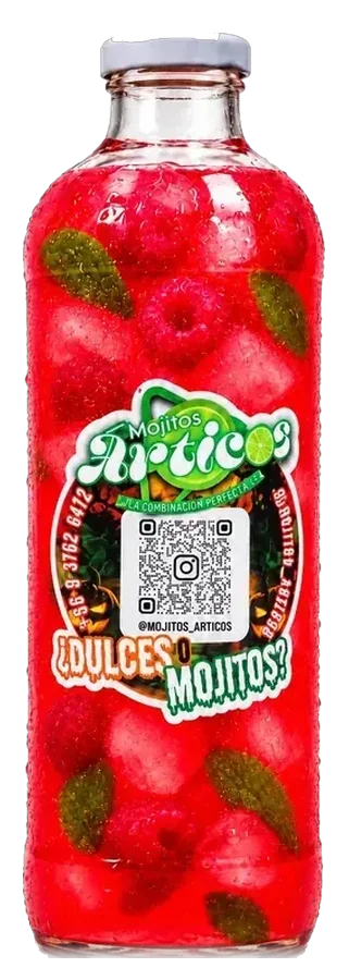 Mojito Árticos Frambuesa en botella