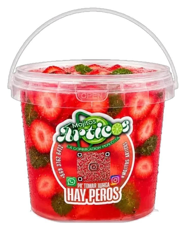 Mojito Árticos Frutilla en balde