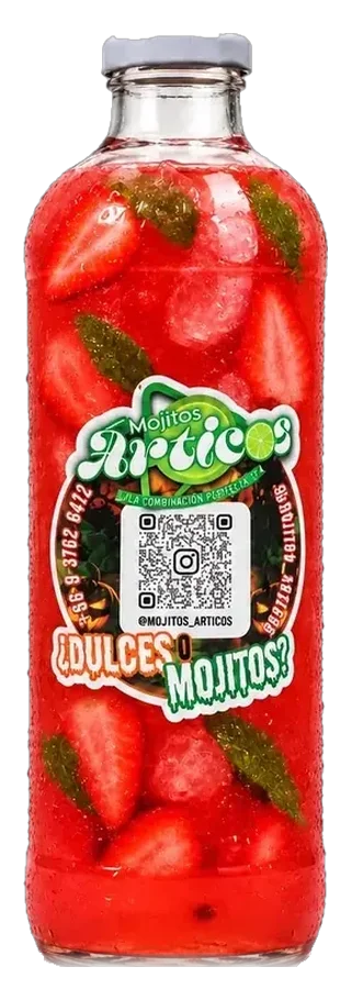 Mojito Árticos Frutilla en botella