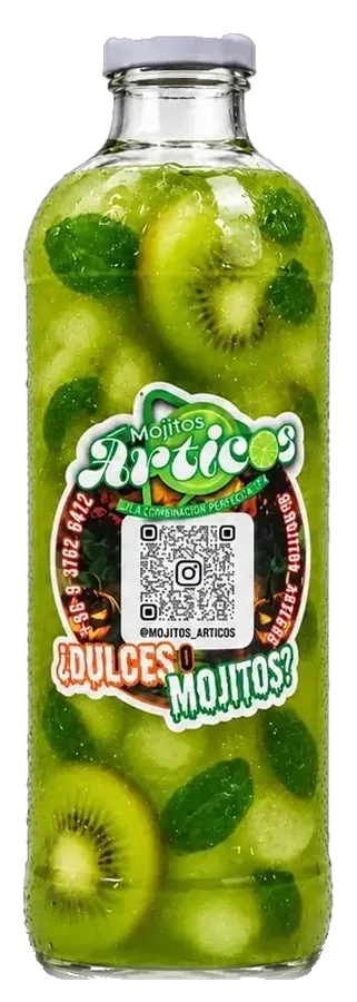 Mojito Árticos Kiwi en botella