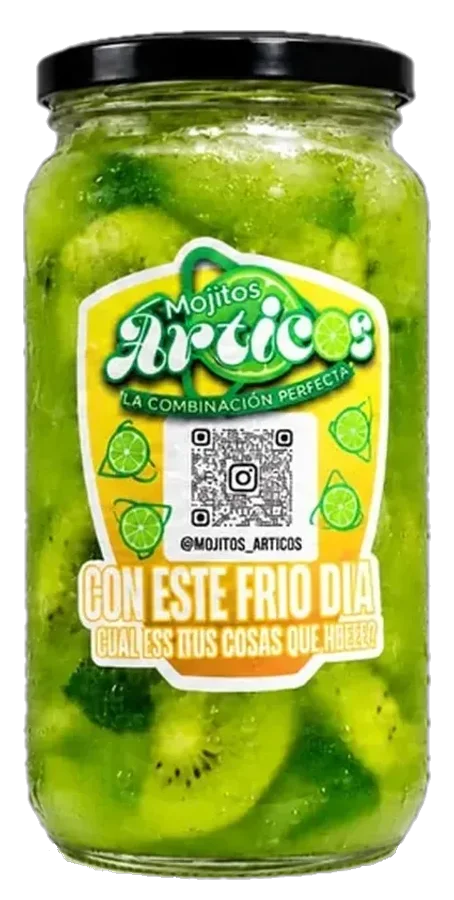 Mojito Árticos Kiwi en frasco
