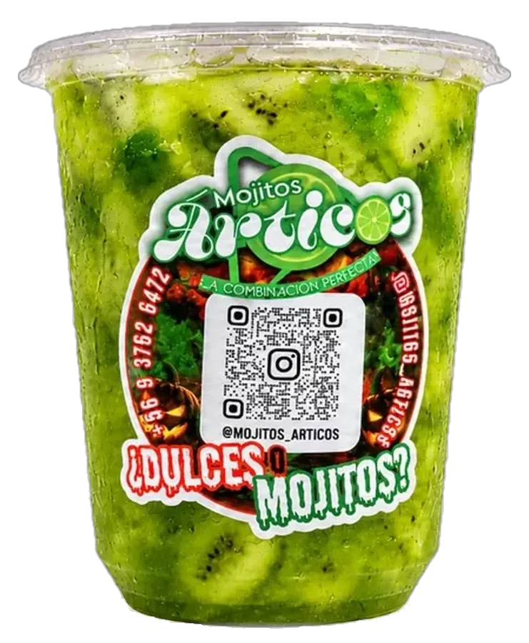 Mojito Árticos Kiwi en vaso