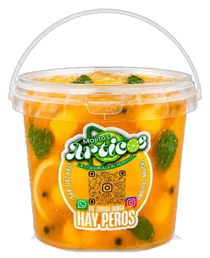 Mojito Árticos Mango-Maracuyá en balde