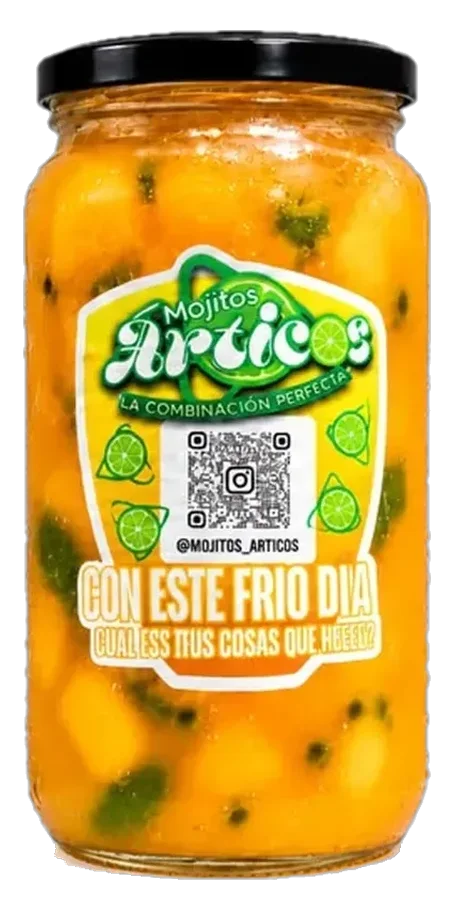Mojito Árticos Mango-Maracuyá en frasco