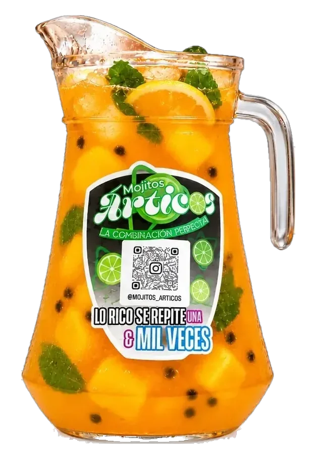 Mojito Árticos Mango-Maracuyá en jarra