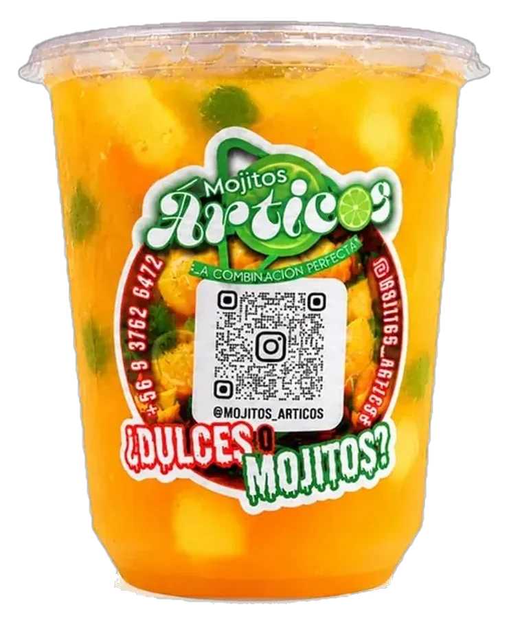 Mojito Árticos Mango en vaso