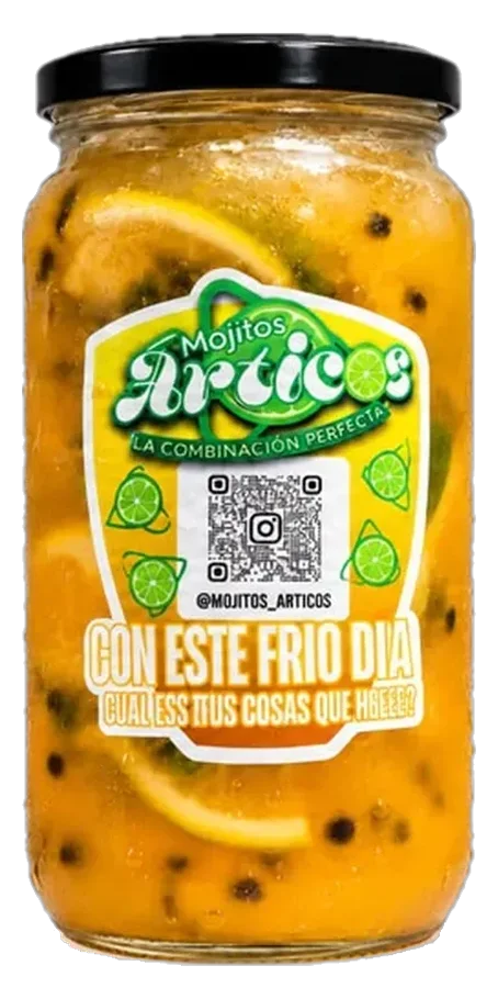 Mojito Árticos Maracuyá en frasco