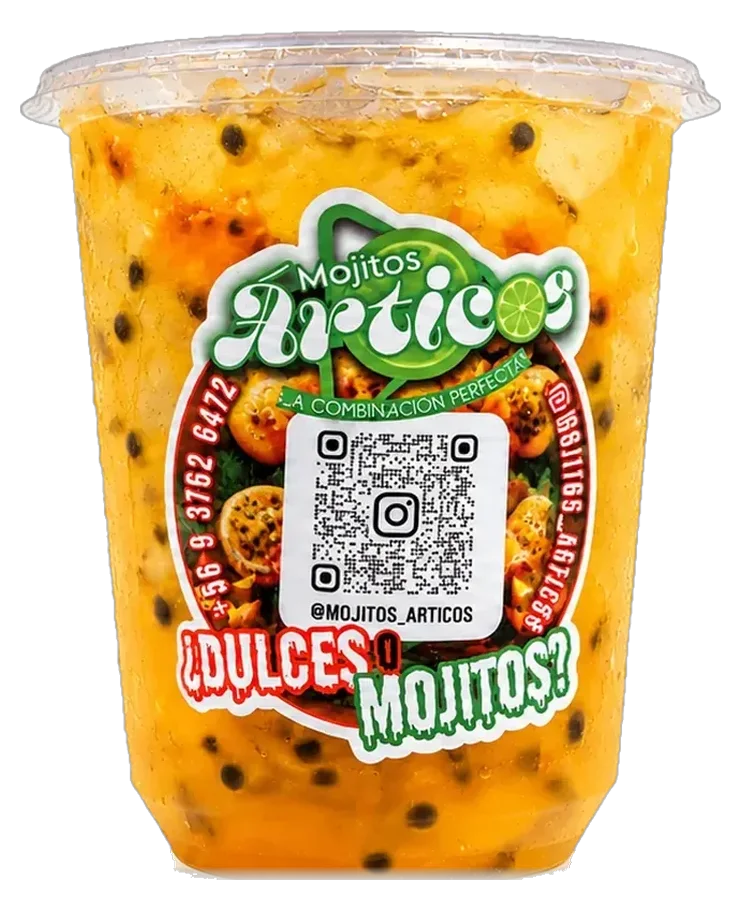 Mojito Árticos Maracuyá en vaso