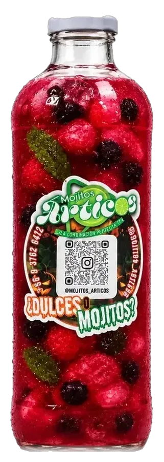 Mojito Árticos Mix Berries en botella