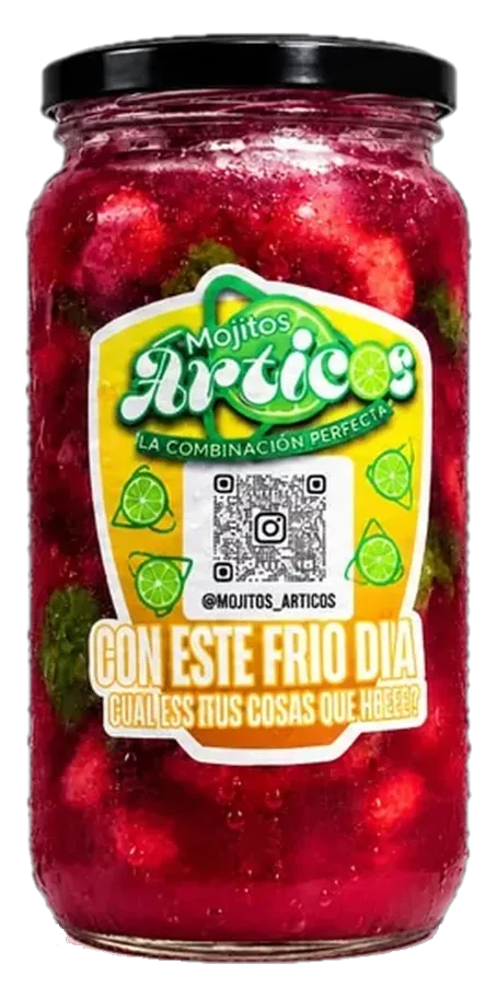 Mojito Árticos Mix Berries en frasco