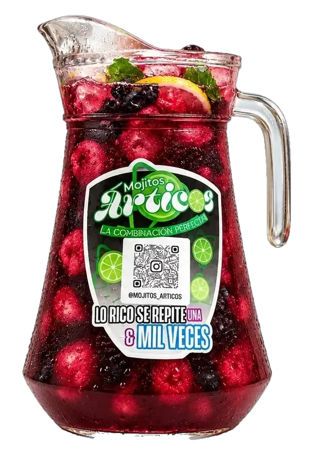 Mojito Árticos Mix Berries en jarra