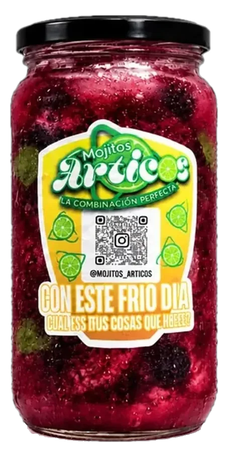 Mojito Árticos Mora en frasco