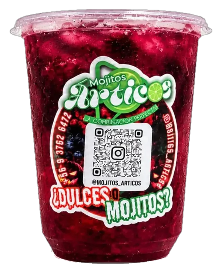 Mojito Árticos Mora en vaso