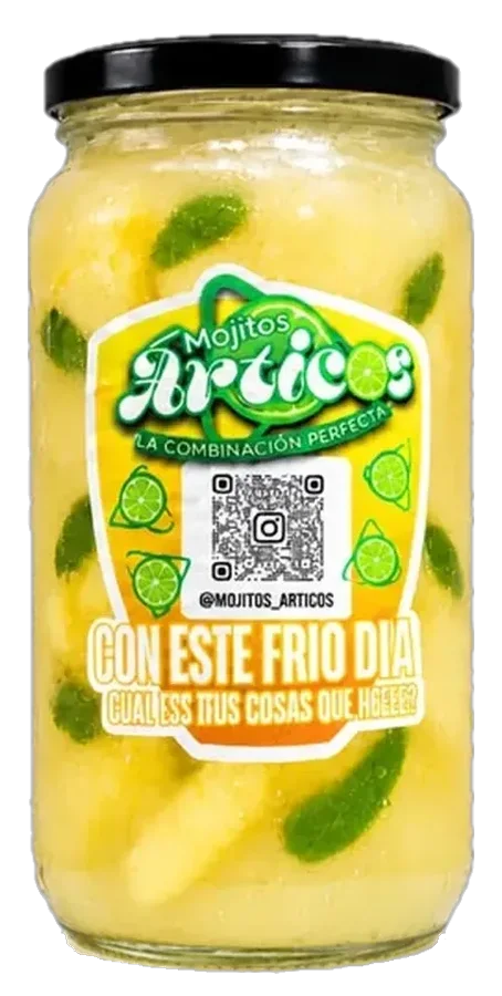 Mojito Árticos Piña en frasco