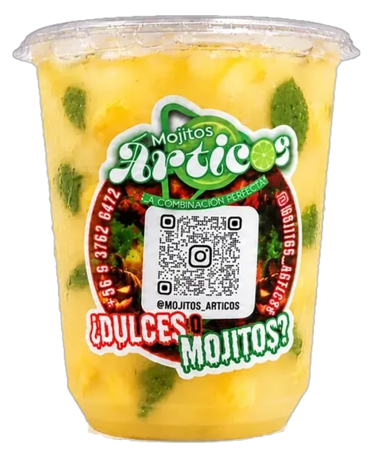 Mojito Árticos Piña en vaso