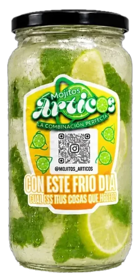 Mojito Árticos Tradicional en frasco